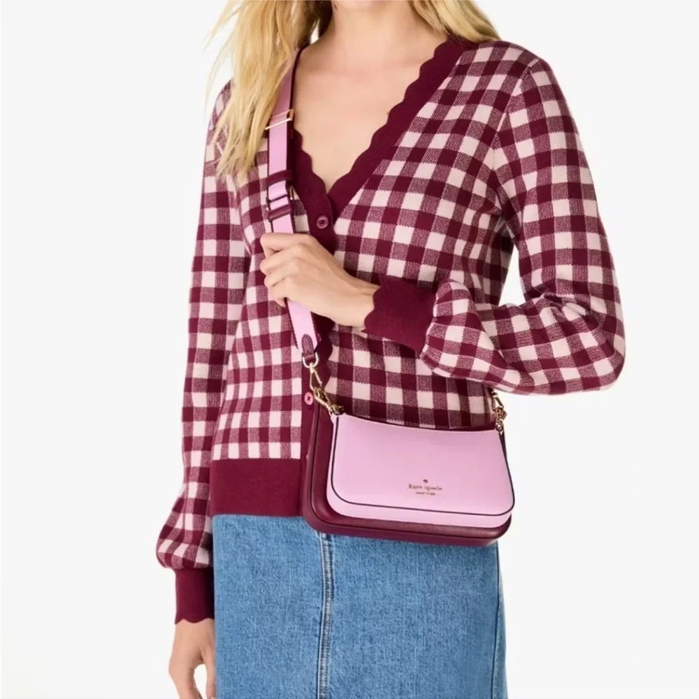 Kate Spade Duet Crossbody 2 in 1 Blackberry Preserves Multi - Picture 3 of 5